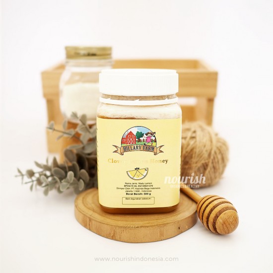 Hillary Farm Clover Lemon Honey 500 gr 