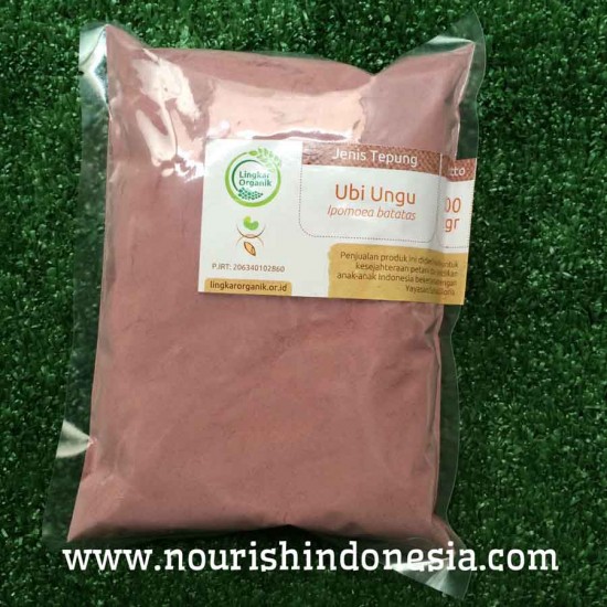 Tepung Ubi Ungu (sweet purple potato) Organik 500 gr