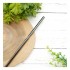 Stainless Steel Straw Lurus Black  (Sedotan Metal Ramah Lingkungan)
