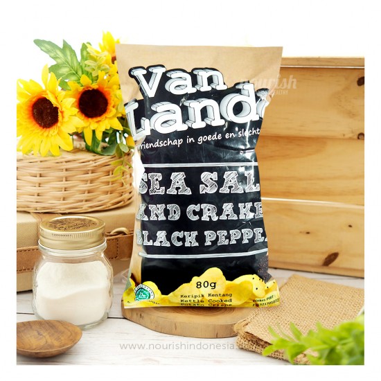 Van Landa Sea Salt & Black Pepper 80gr