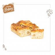 Focaccia Triple Cheese Jalapeno - 100% Sourdough Focaccia Long Fermentation Slice