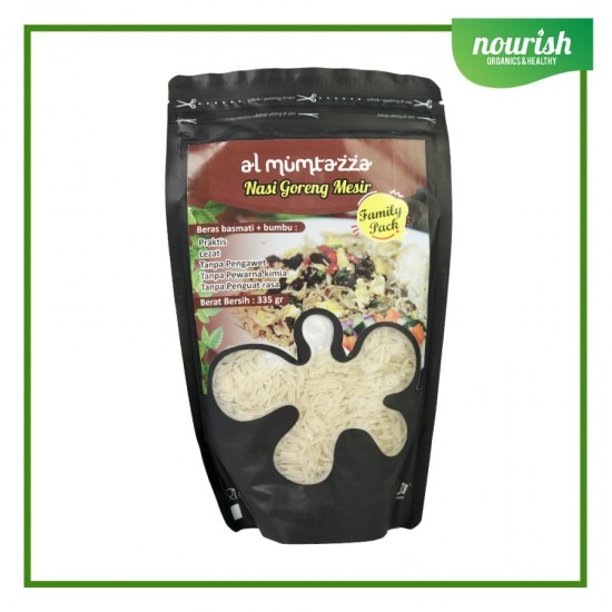 AL MUMTAZZA Beras+Bumbu Instan/Kebuli/Bukhori/Mandhi HALAL,NO MSG 350g - NS GORENG MESIR