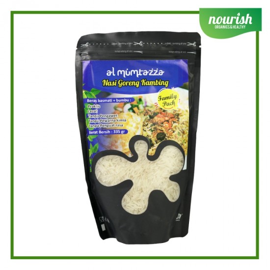 AL MUMTAZZA Beras+Bumbu Instan/Kebuli/Bukhori/Mandhi HALAL,NO MSG 350g - NS GRG KAMBING