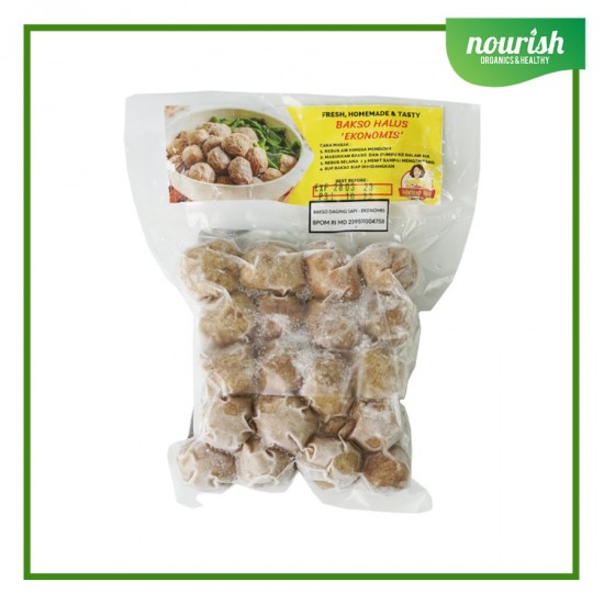 BAKSO WARISAN IBU PLUS KUAH ( NO MSG,HALAL,Tanpa Pengawet ) - SAPI HALUS EKONOMI