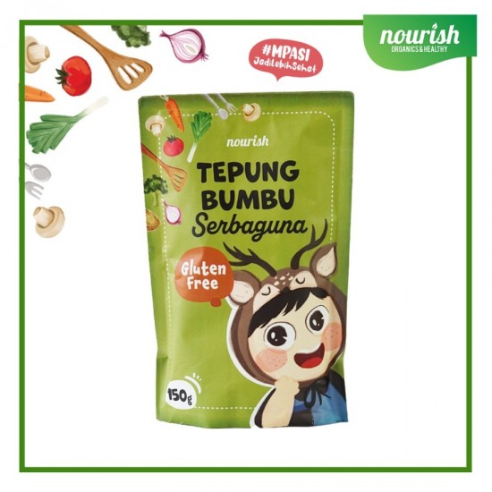 Nourish Tepung Bumbu Serbaguna Gluten Free / Tepung MPASI No MSG