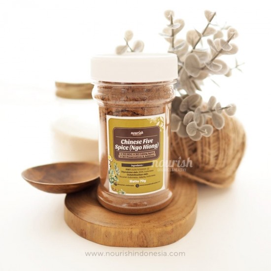 Nourish Indonesia, Chinese Five Spice (Ngo Hiong Powder) 70gr