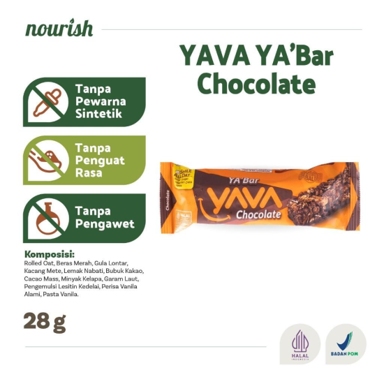 YAVA YA'Bar Chocolate 28g