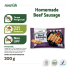 Nourish Homemade Beef Sausage Frozen Food Sehat Gluten Free - Sosis Daging Sapi Non UPF, Tanpa MSG & Pengawet 200 gr
