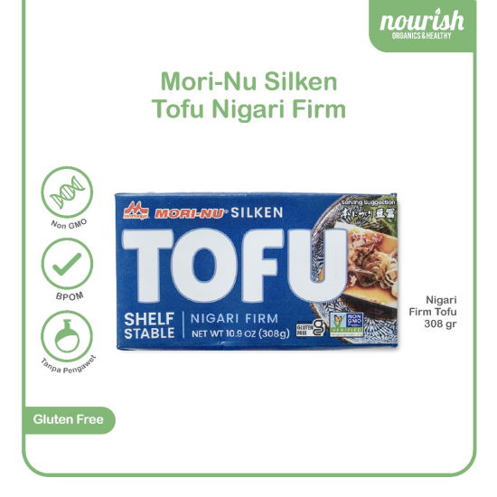 Mori-Nu Silken Tofu Nigari (Tahu Non GMO) 349 gram
