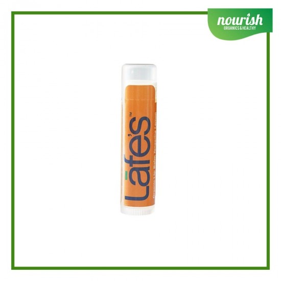 Lafes Organic Lip Balm Tube Tangarine Lemon 15oz