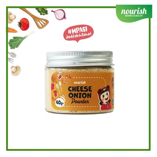 Nourish Keju Tabur Crispy Cheese / Cheese Onion Powder / Bumbu MPASI - CHEESE ONION
